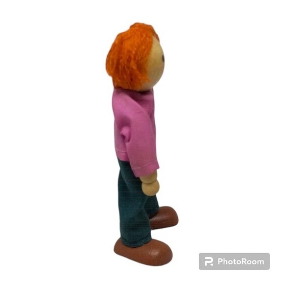 KidCraft Wooden Dollhouse Replacement-Mom-Daughter-Bendable Limbs-Caucasian - Picture 4 of 7